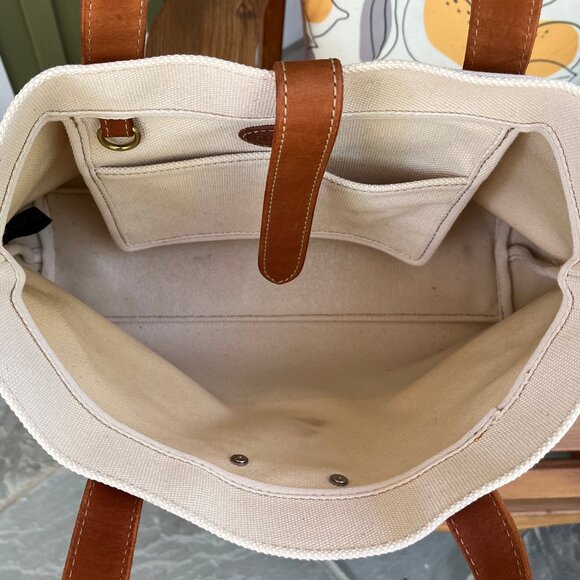 Fossil Large Tote - Coated Canvas - Picture 8 of 17